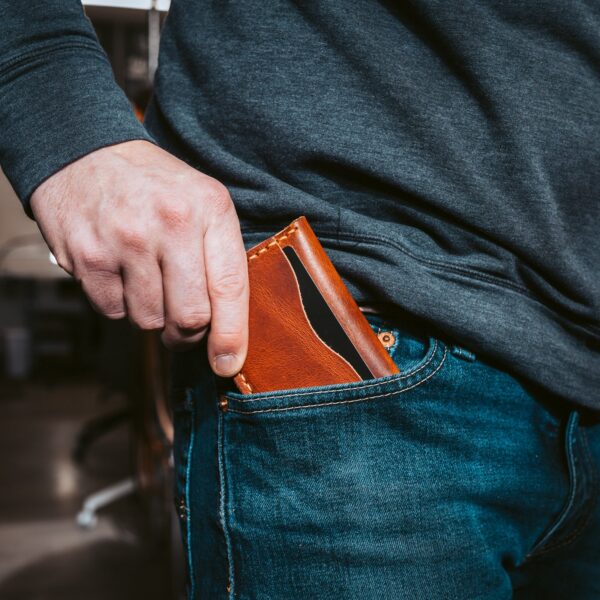 Leather 5 Card Wallet - Image 8