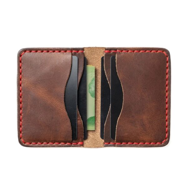Leather 5 Card Wallet - Image 3