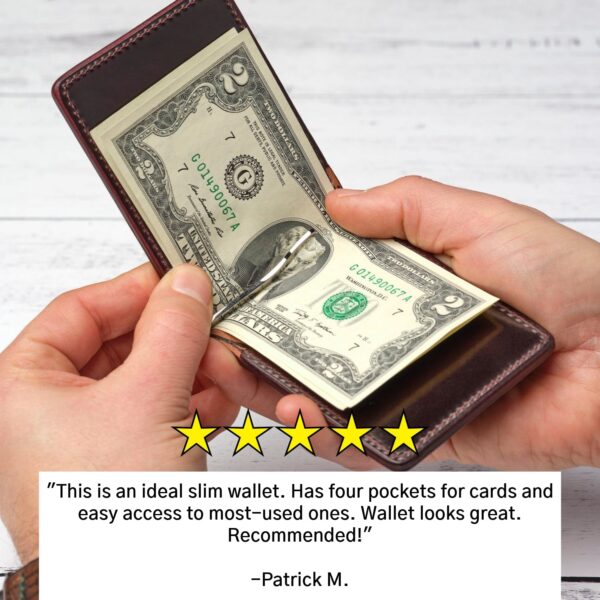 Leather Money Clip - Image 3