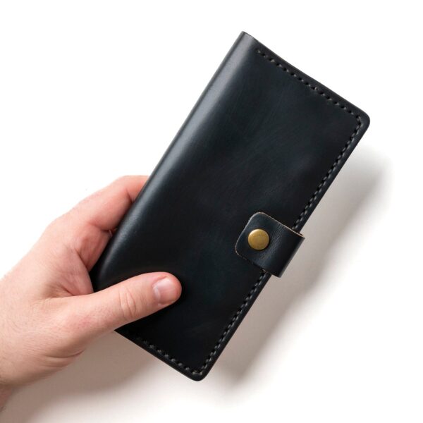 Leather Checkbook Wallet - Image 15