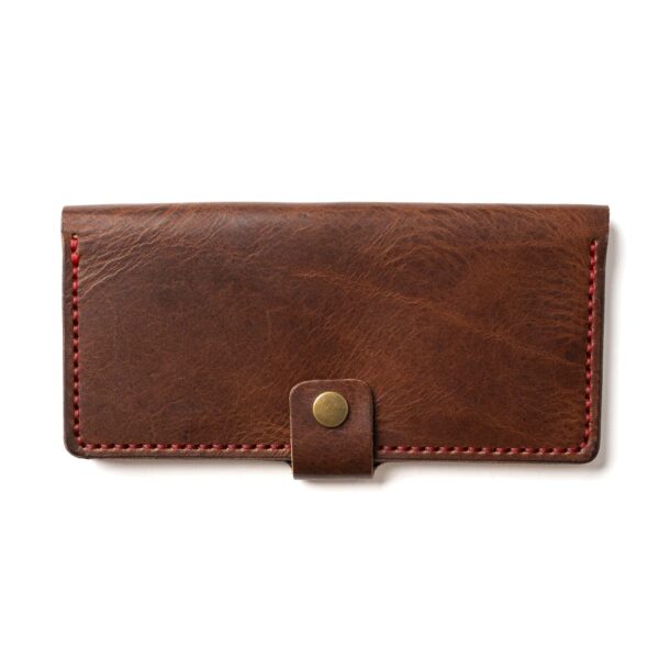 Leather Checkbook Wallet - Image 5