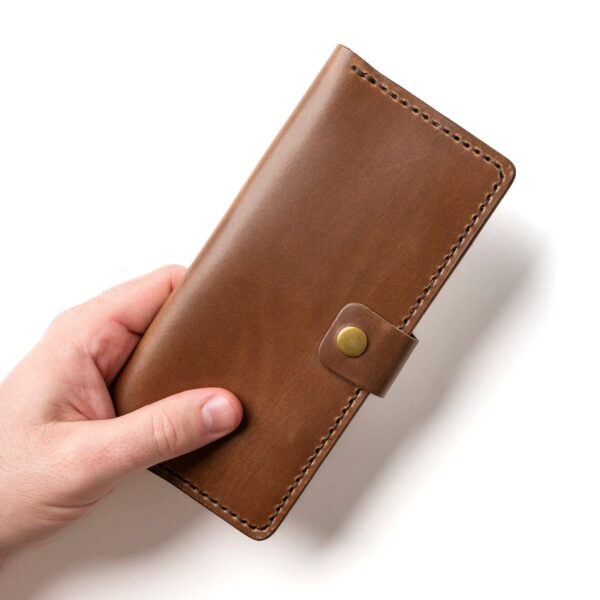 Leather Checkbook Wallet - Image 11