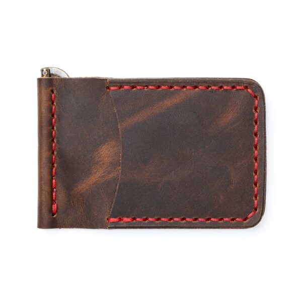 Leather Money Clip Wallet - Image 6