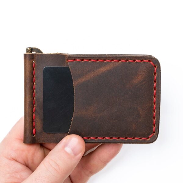 Leather Money Clip Wallet - Image 2