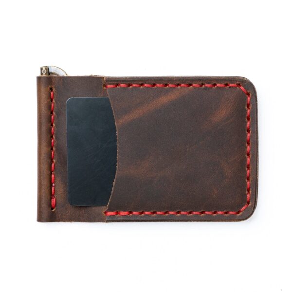 Leather Money Clip Wallet