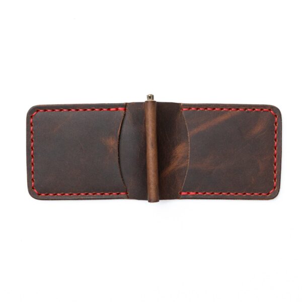 Leather Money Clip Wallet - Image 5
