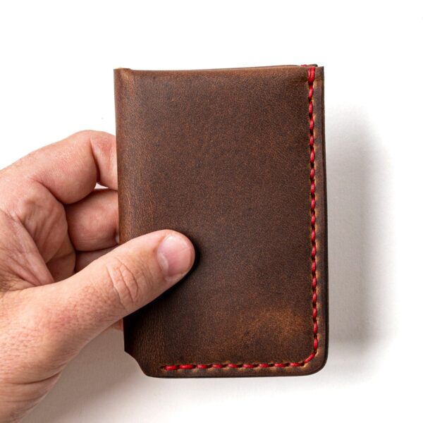 Leather Vertical Wallet - Image 3