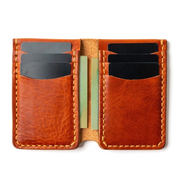 Leather Vertical Wallet - Image 7