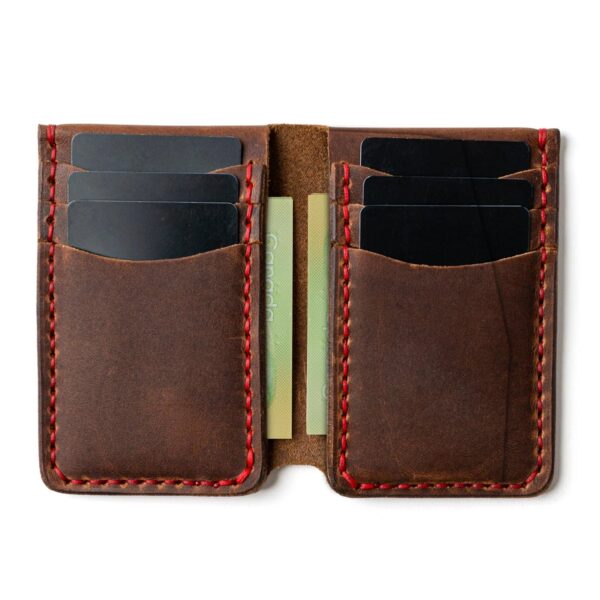 Leather Vertical Wallet - Image 2